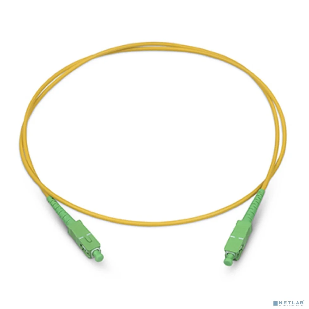 Cabeus FOP(s)-9-SC/APC-SC/APC-5m Шнур оптический simplex SC/APC-SC/APC 9/125 sm 5м LSZH