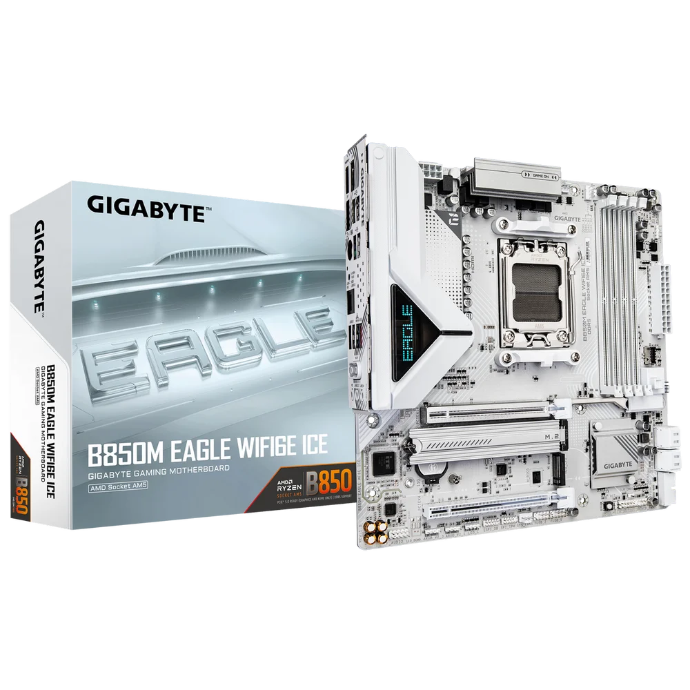 Материнская плата Gigabyte B850M EAGLE WIFI6E ICE, RTL