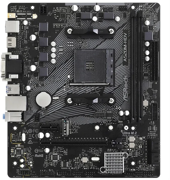 Asrock A520M-HDV {AMD A520 SAM4 MATX}
