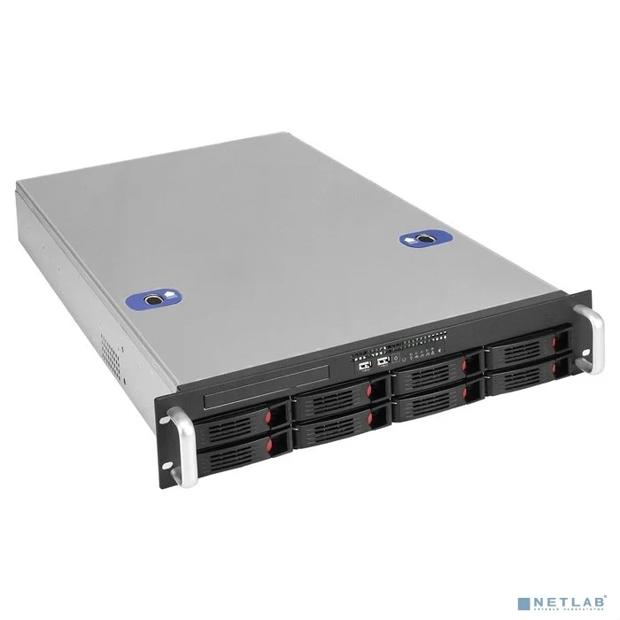 Exegate EX294564RUS Серверная платформа ExeGate Pro 2U660-HS08 <RM 19", высота 2U, глубина 660, Redundant БП 2x1200W, 8xHotSwap, USB>