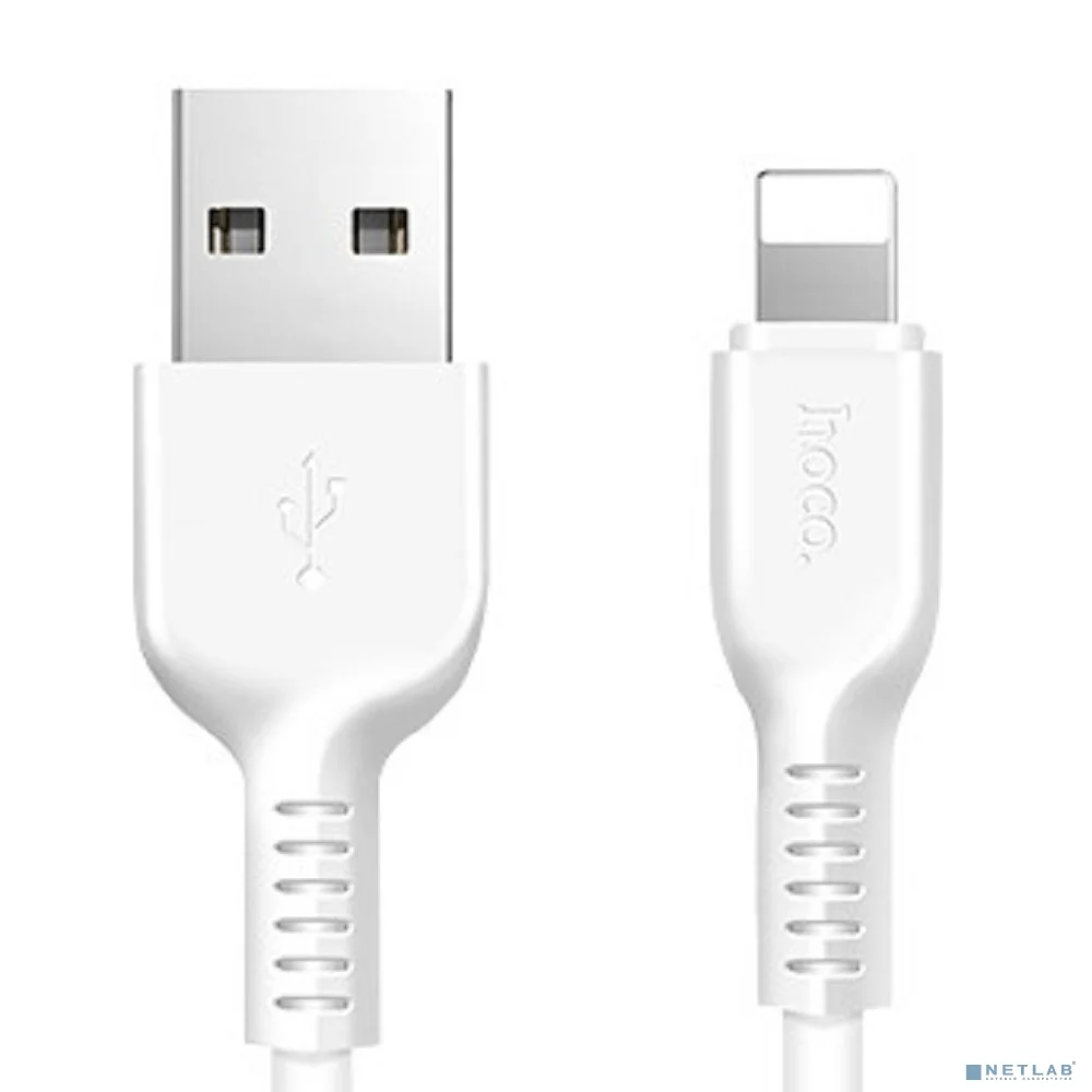 HOCO HC-61151 X13/ USB кабель Lightning/ 1m/ 2A/ White