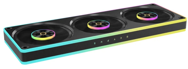 Вентилятор для корпуса Ocypus Sigma F36 BK ARGB, 3x120x120x25mm, 4-PIN PWM, 500-2200 RPM, 36 DBA MAX, FLUID DYNAMIC BEARING 2