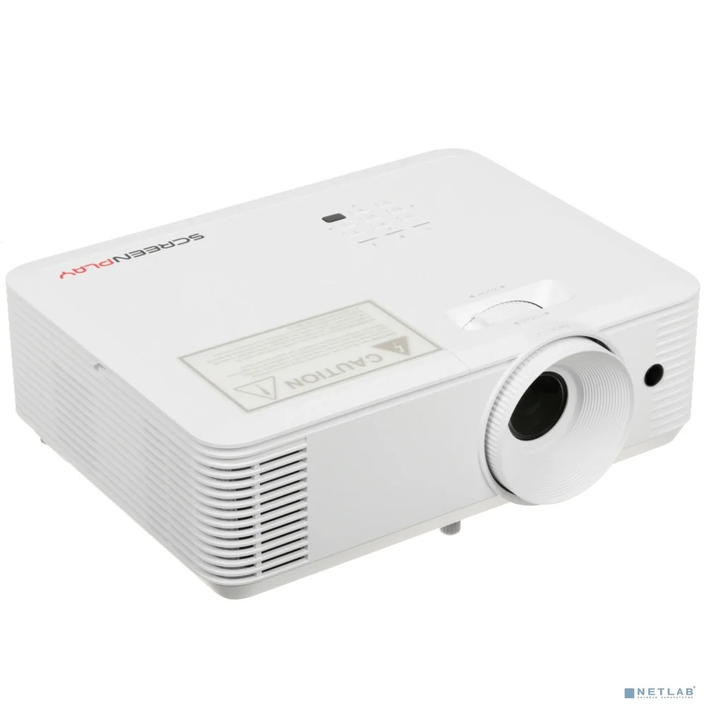 INFOCUS SP124 Проектор ScreenPlay {DLP, 4000 lm, XGA, 30 000:1, 1.94~2.16:1, HDMI 1.4, VGA in, S-Video, 3.5mm in/out, USB-A, лампа 15 000ч.(ECO mode), 3W, 27дБ, 2,9 кг, БЕЛЫЙ}