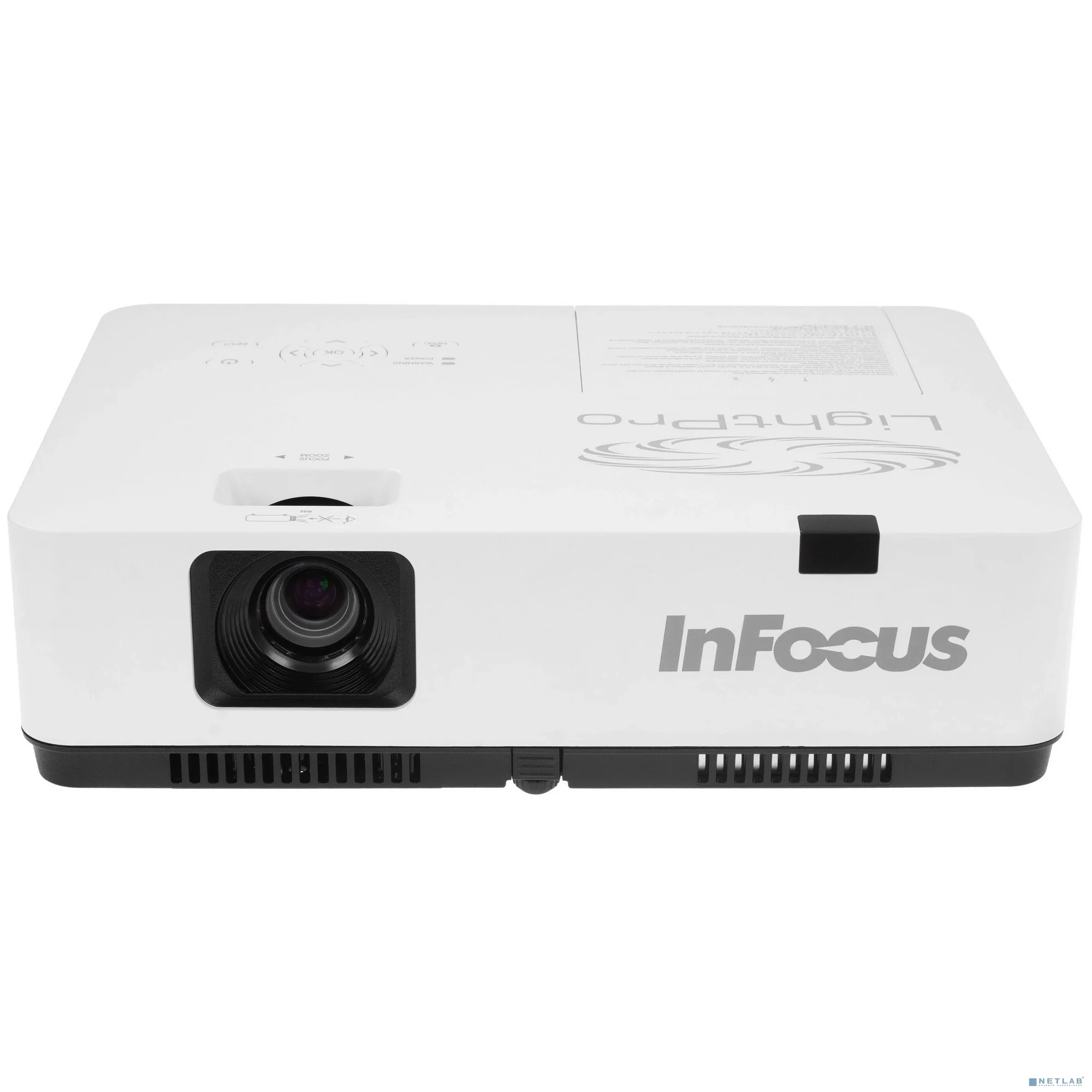 INFOCUS IN1014 Проектор {3LCD 3400lm XGA (1024x768) 1.48~1.78:1 2000:1 (Full 3D), 10W, 3.5mm in, Composite video, VGA IN, HDMI IN, USB b, лампа 20000ч.(ECO mode), RS232, 31дБ, 3,1 кг}