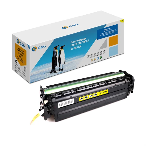 Картридж G&G GG-CE412A желтый (2600стр.) для HP LJ Pro 300 color M351a/MFP M375nw;Pro 400 color Printer M451nw/MFP M475d/