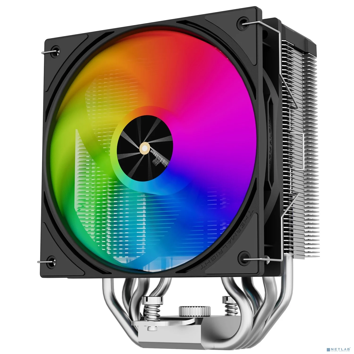 Thermalright Кулер Assassin X 120 R Digital ARGB Black LGA115X/1200/1700/1851/AM4/AM5 (120mm ARGB PWM Fan, 4 тепл. трубки 6мм) / TRAX120RDAB