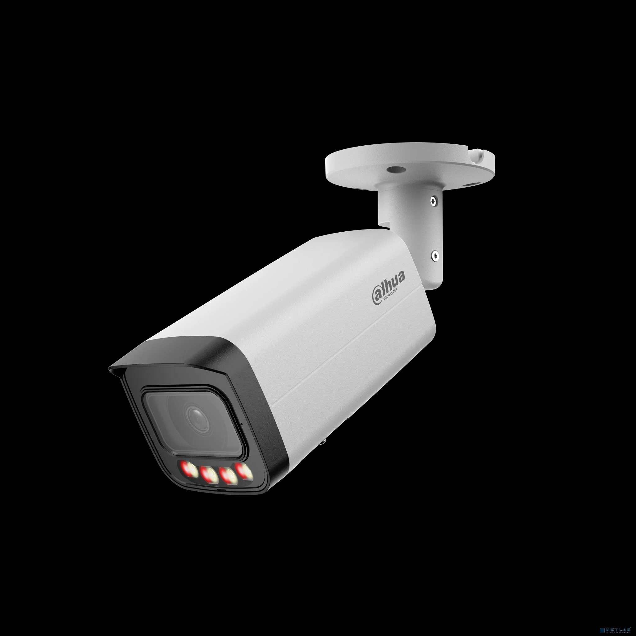 DAHUA DH-IPC-HFW21249TP-AS-IL-0280B Уличная цилиндрическая IP-видеокамера 12Мп; 1/2.5” CMOS; объектив 2.8мм; видеоаналитика: SMD Plus тревожные ИК 30м, LED 30м IP67 металл