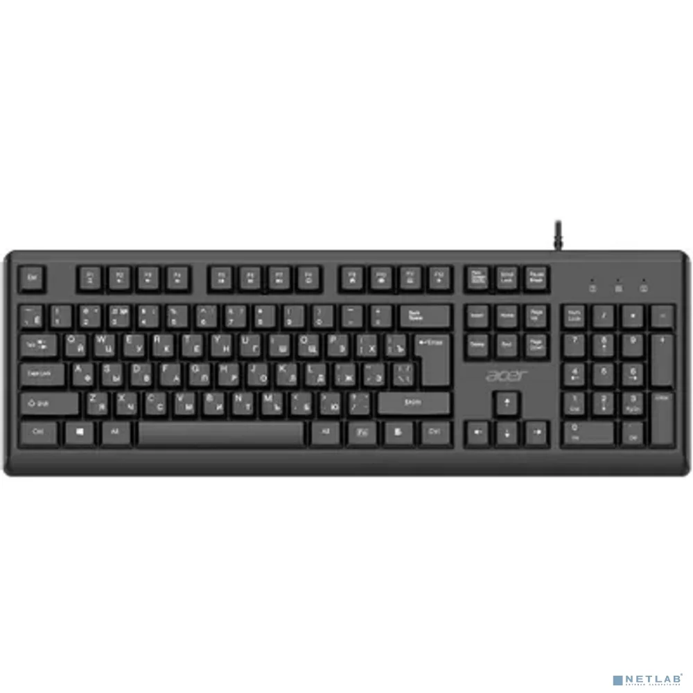 Клавиатура + мышь Acer OCC500 клав:черный мышь:черный USB (ZL.ACC11.00G)