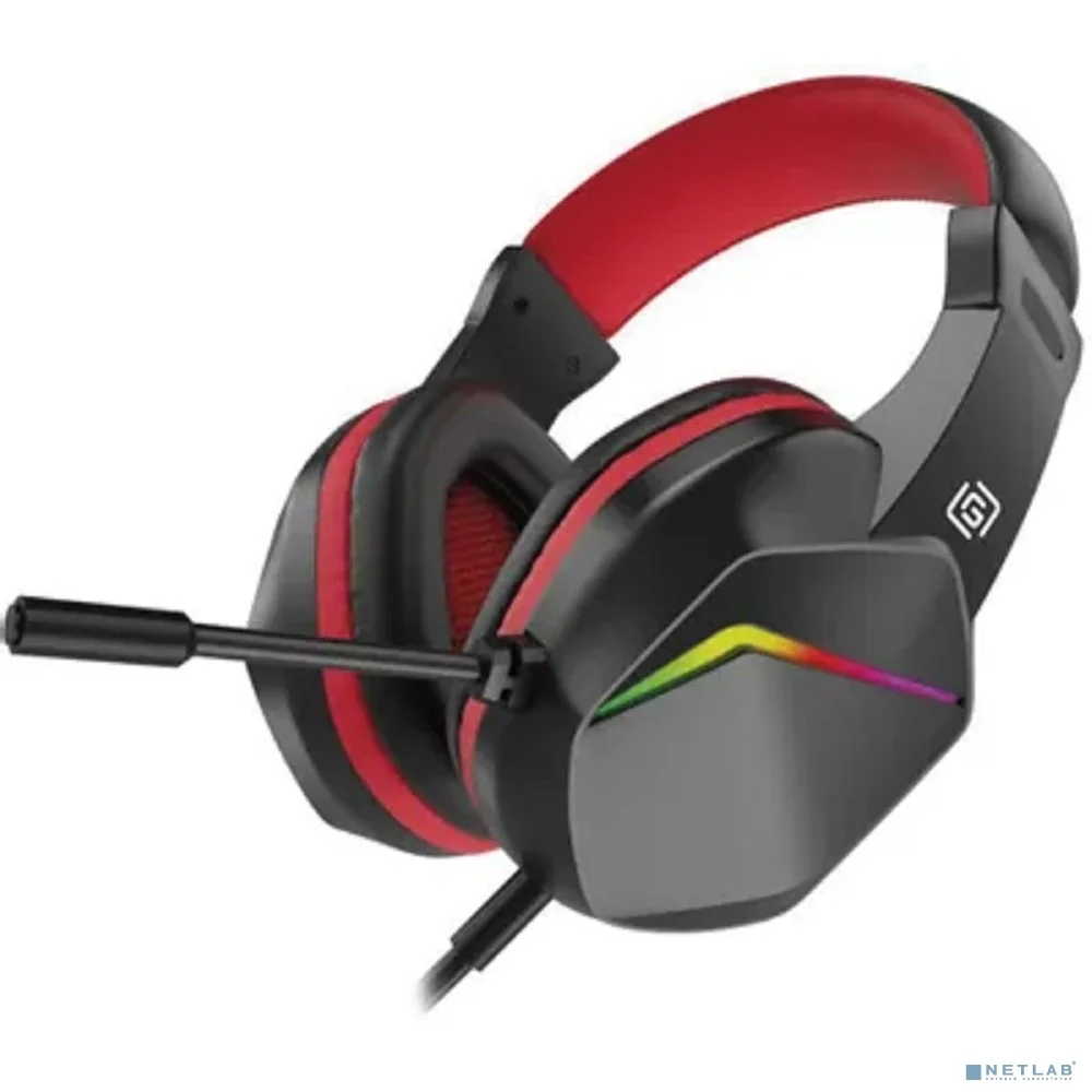 Oklick Наушники с микрофоном Оклик HS-L335G черный 2.2м мониторные USB (1972582)