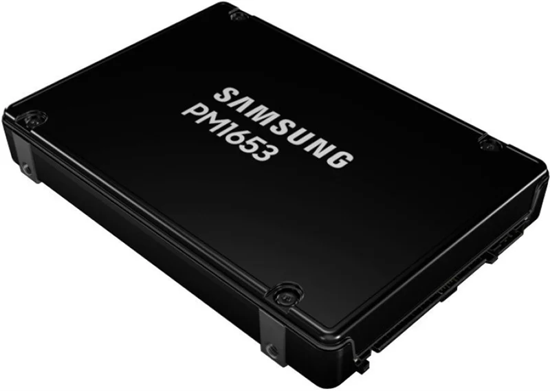 Твердотельный накопитель Samsung Enterprise SSD, 2.5"(SFF) 15mm, PM1653, 15360GB (15.36TB), SAS 24Gb/s, R4200/W3700Mb/s, IOPS(R4K) 800K/140K, MTBF 2M, 1DWPD/5Y, TBW 28032TB, OEM (repl. MZILT15THALA-00007)