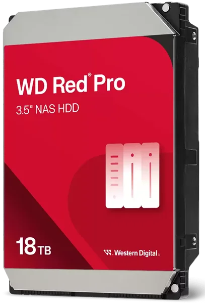 Жесткий диск Western Digital HDD SATA-III  18Tb Red™ Pro WD181KFGX, 7200rpm, 512MB buffer, 1 year