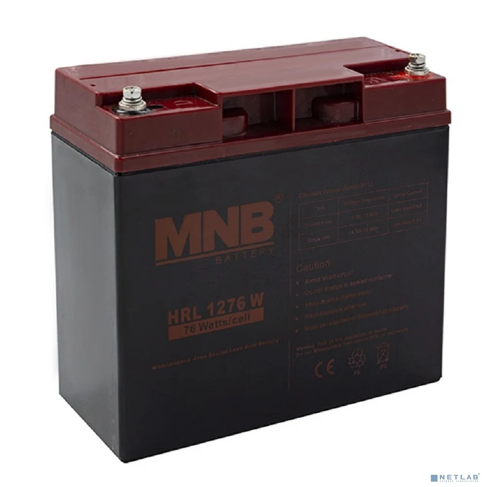 MNB Battery MNB HRL 1276 W (12V/18Ah) T12 {УТ-00003099}