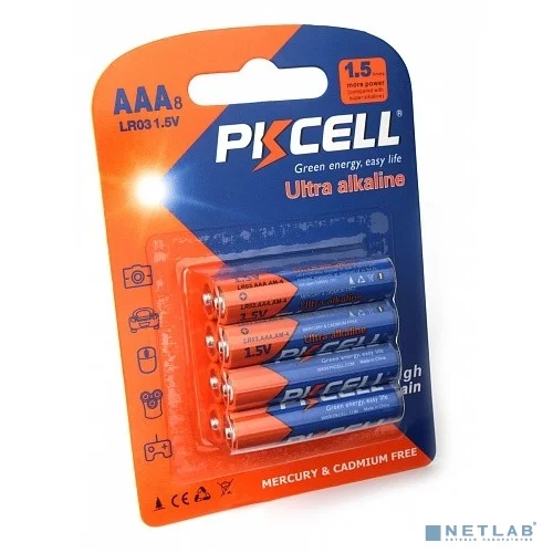 PKCELL LR03-8B (8 шт в уп-ке)