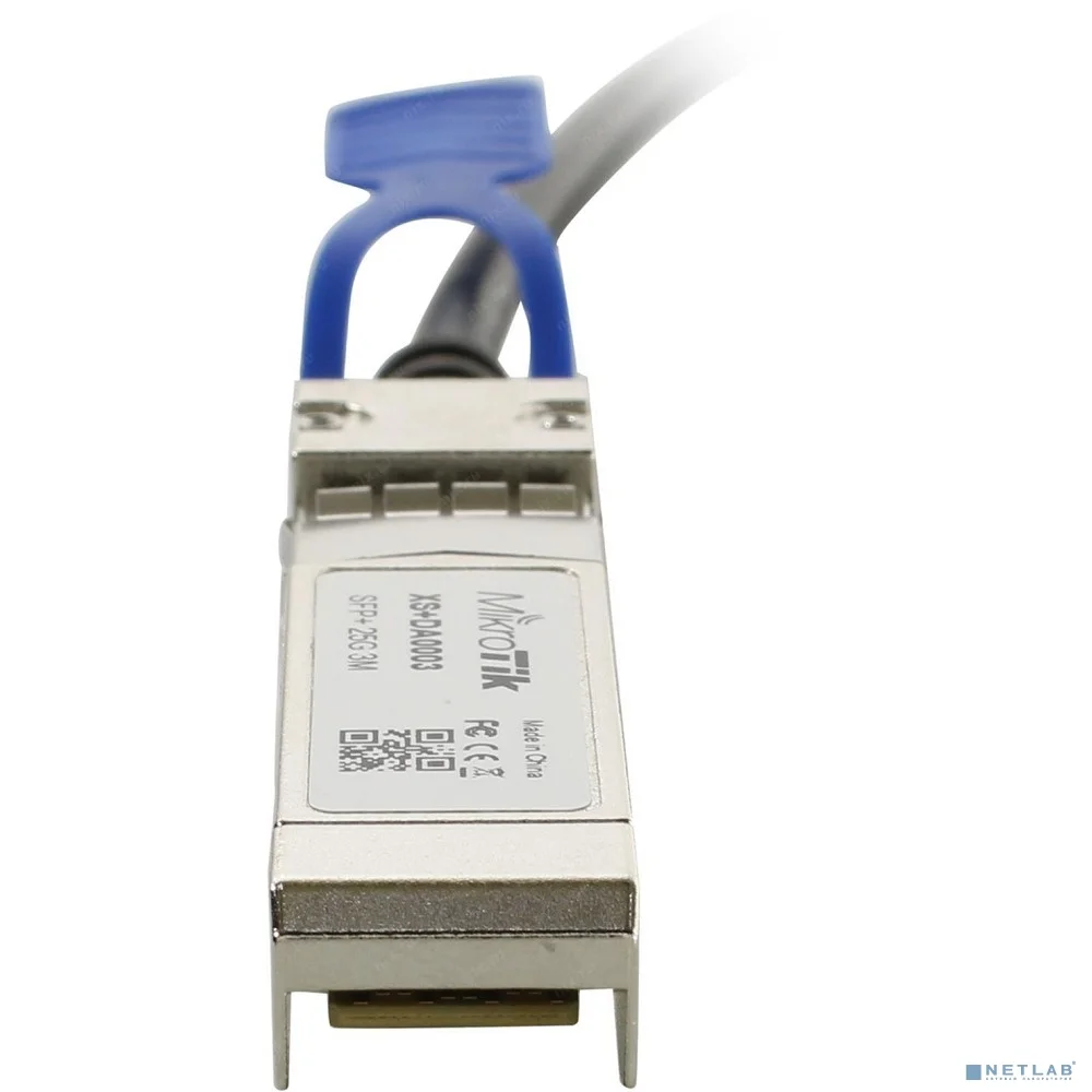 MikroTik XS+DA0003 Патч-корд DAC, Direct attach cable Кабель SFP/SFP+/SFP28(1Gbit/10Gbit/25Gbit), 3m