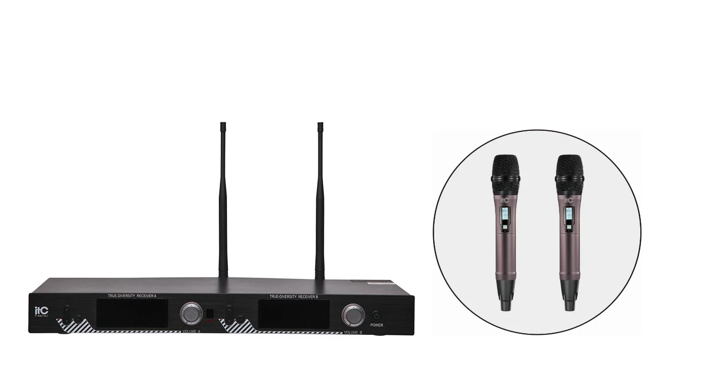 ITC T-521UH радиосистема 2 ручных микрофона