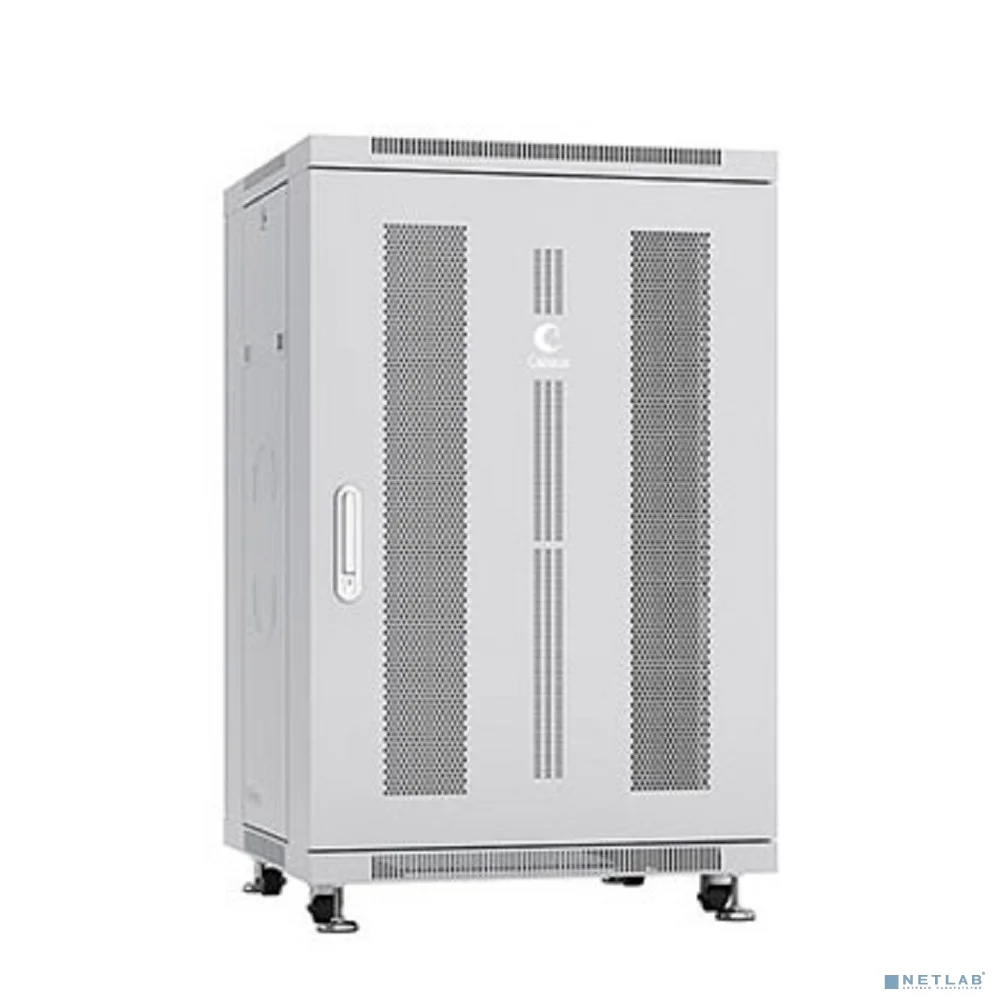 Cabeus ND-05C-18U60/60 Шкаф монтажный телекоммуникационный 19" напольный для распределительного и серверного оборудования 18U 600x600x988mm (ШхГхВ) передняя и задняя перфорированные двери, ручка с зам