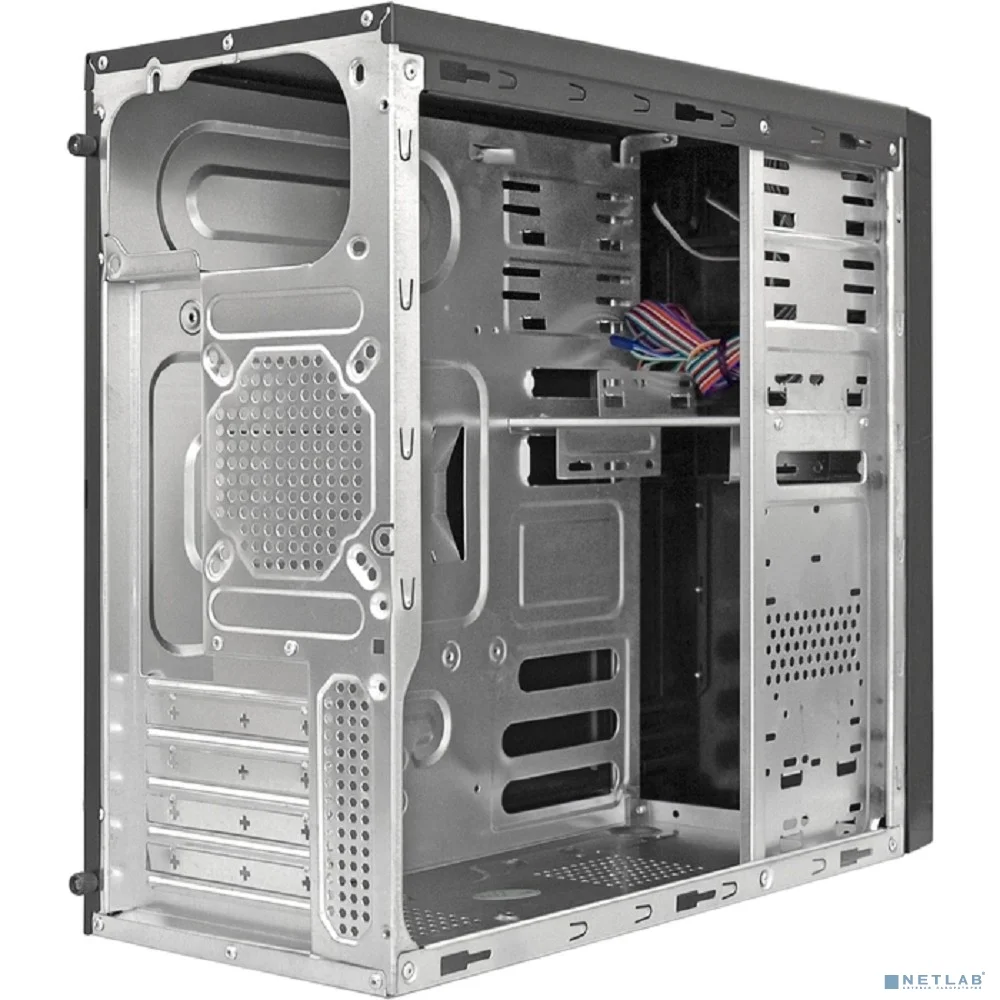 Exegate EX283240RUS Корпус Minitower ExeGate MA-373X Black, mATX <без БП> 2*USB, Audio