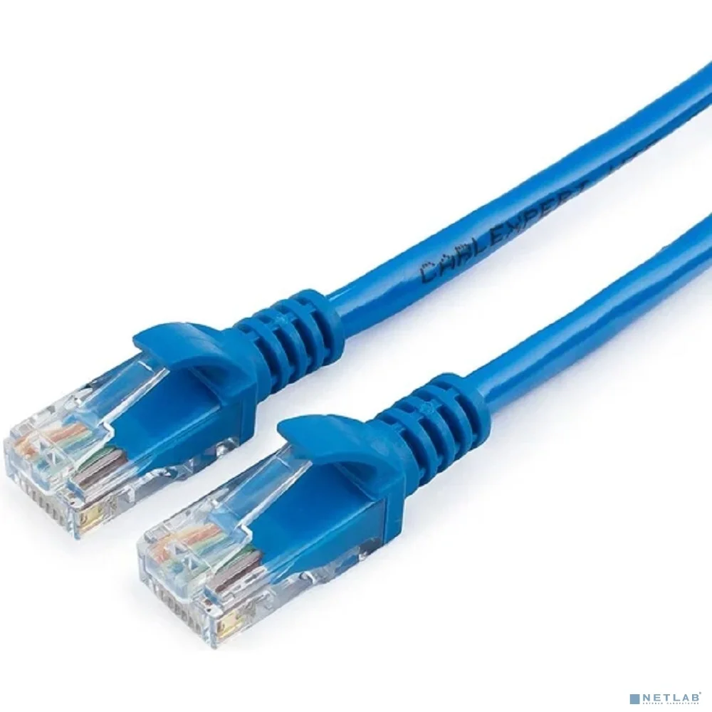 Cablexpert Патч-корд медный UTP PP10-3M/B кат.5, 3м, литой, многожильный (синий)