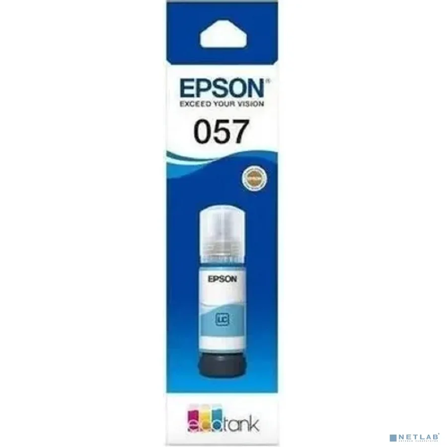 Повреждение упаковки Чернила Epson 057 C13T09D598 L18050 , для Epson, 70мл, светло-голубой