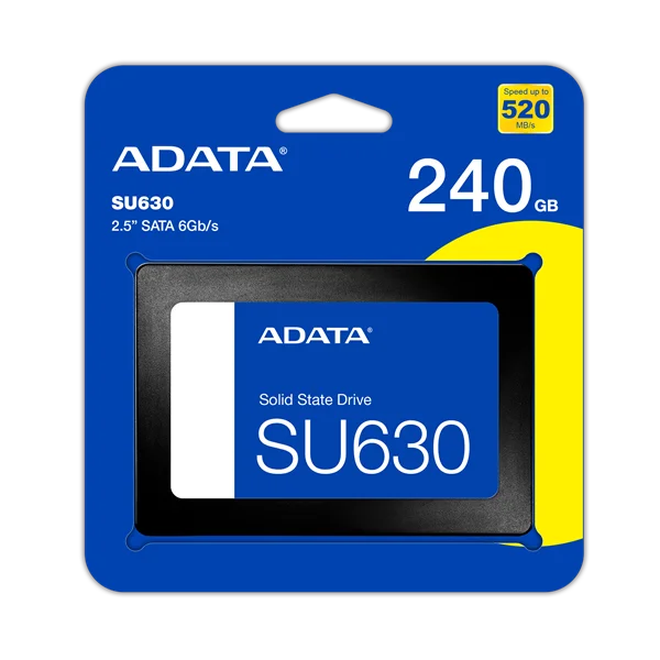 Твердотельный накопитель ADATA SU630 2.5" SATA 240GB 520/450 TBW 50TB 3D NAND RETAIL 5
