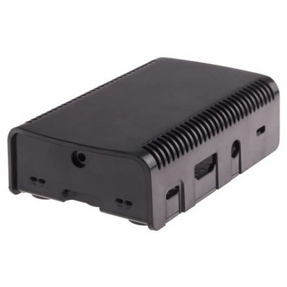 Корпус Raspberry Pi 3 Model B , 2-piece black case ASM-1900040-21 for Raspberry Pi 3 B/B+ , совместим с креплением VESA Mount (103-4300)