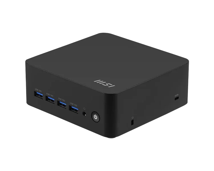 Персональный компьютер MSI Cubi Z AI 8M AMD Ryzen 7 8845HS (3.8GHz), 16Gb DDR5(2*8GB), 1TB SSD M.2, AMD Radeon Graphics, WiFi, BT, no keyboard&mouse, noOS, 1y war-ty