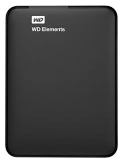 Жесткий диск Western Digital Elements  HDD EXT 2000Gb,  5400 rpm, USB 3.0, 2.5" BLACK (WDBU6Y0020BBK-WESN), 1 year