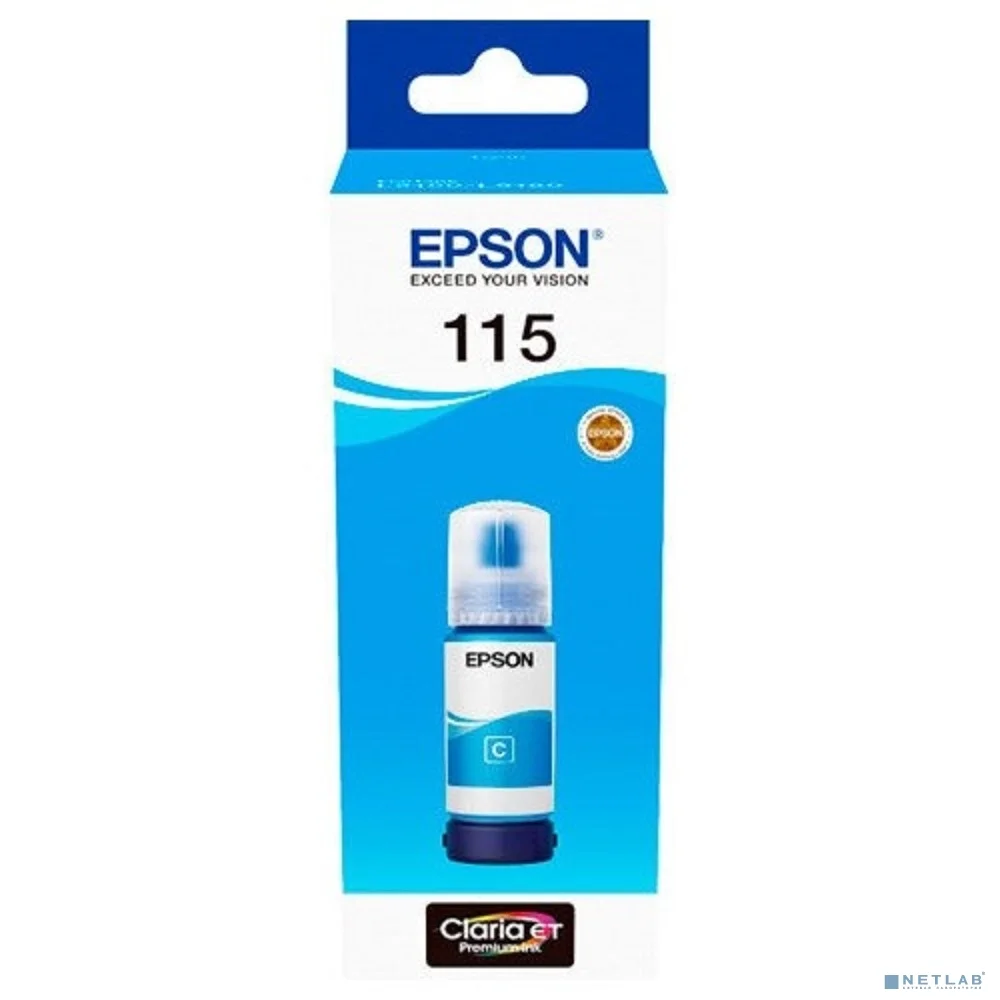 EPSON C13T07D24A Контейнер 115 с голубыми чернилами для L8160/L8180
