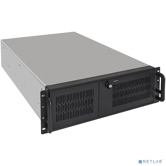 Exegate EX293257RUS Серверный корпус ExeGate Pro 4U650-010/4U4139L <RM 19", высота 4U, глубина 650, БП 600RADS, USB>
