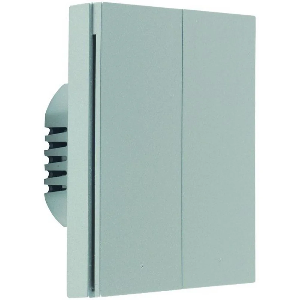 Умный дом Aqara Выключатель двухклавишный без нейтрали Aqara Smart Wall Switch H1 EU (WS-EUK02gr)