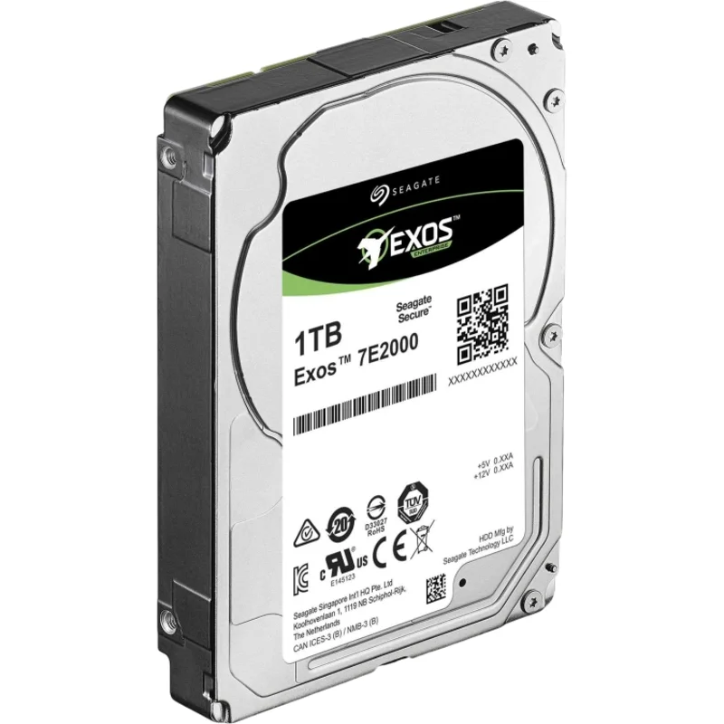 Жесткий диск Seagate Exos 7E2000 HDD 2,5" SATA 1Tb, 7200 rpm, 128Mb buffer, 512N, ST1000NX0423, 1 year 2