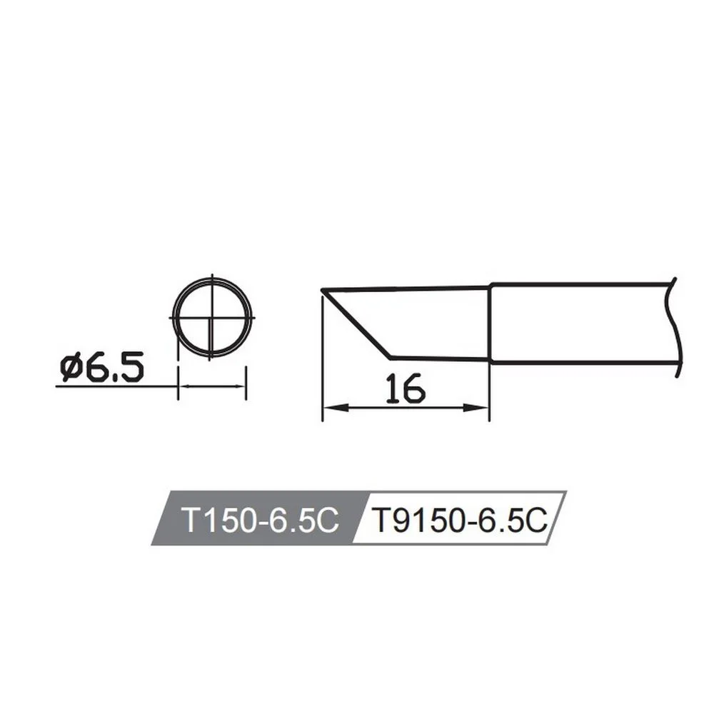 Аксессуары для пайки Atten Жало со встроенным нагревателем , T150-6.5C 2