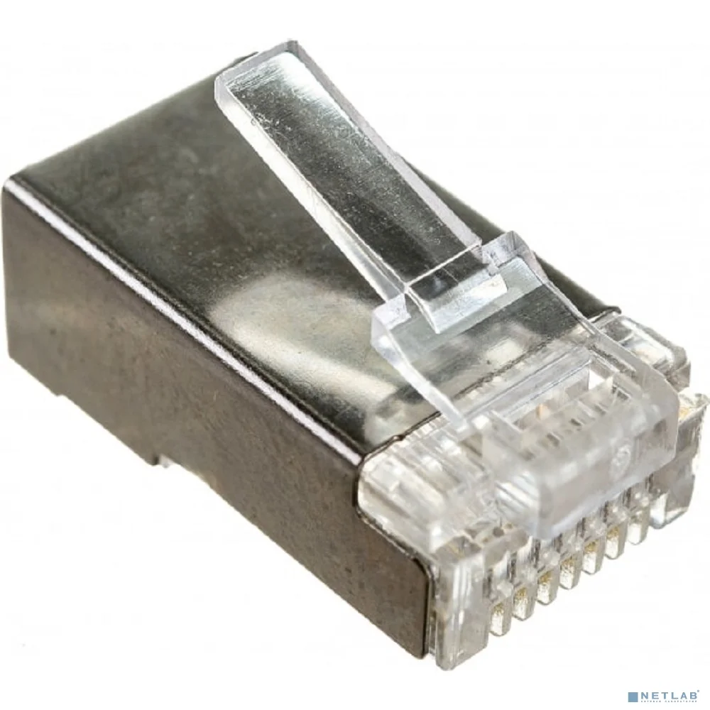 Cablexpert коннектор кат 5, экранированный RJ45 FTP8P8C, 100 шт. в уп. (PLUG5SP)