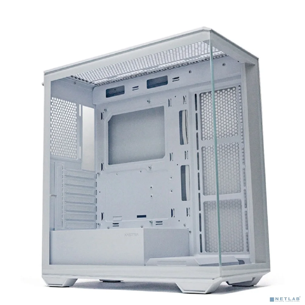 XASTRA Корпус Q600-0F White ATX/Aquarium/Screewless/no fans/ Q600-0F-WH