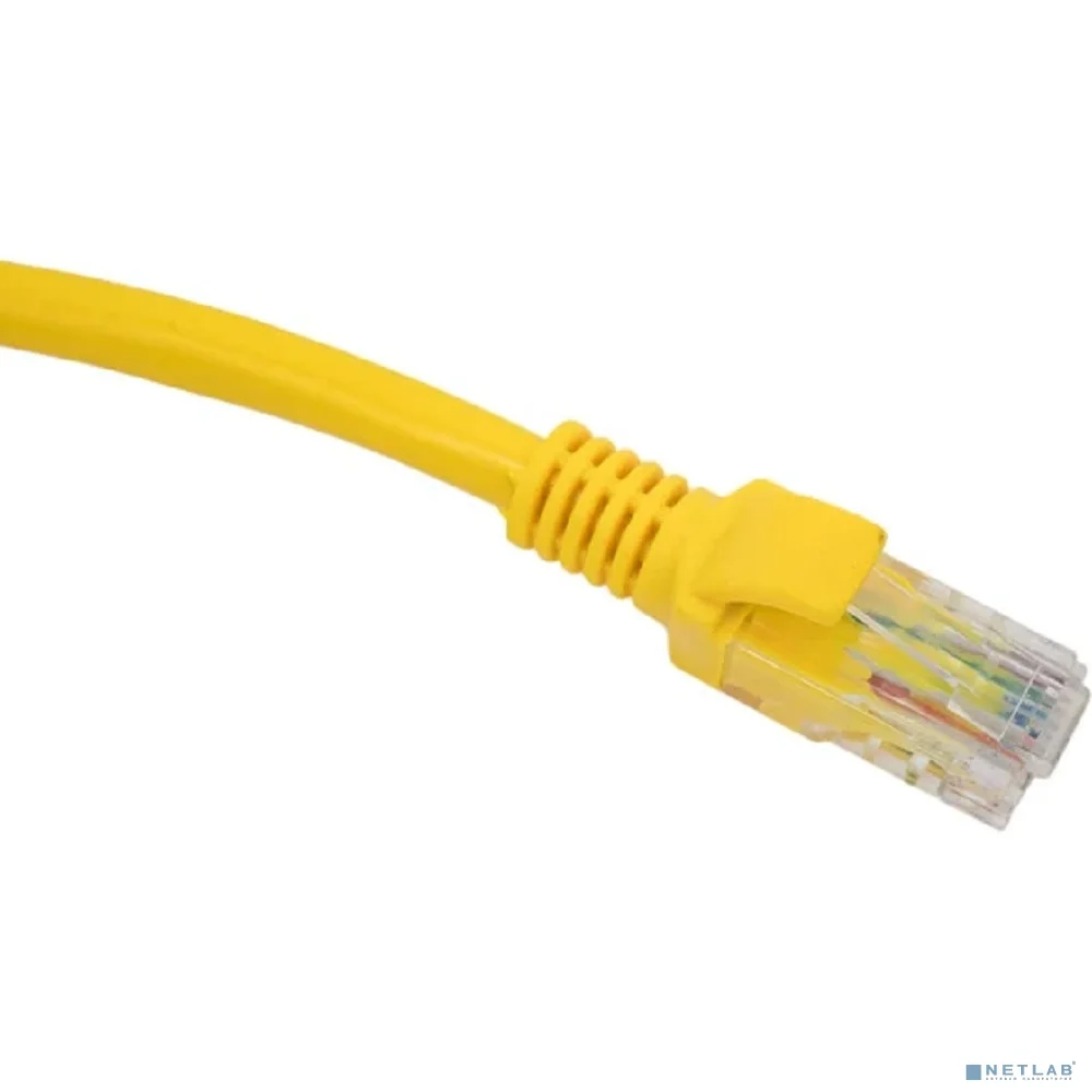 Cablexpert Патч-корд UTP PP6U-1M/Y кат.6, 1м, литой, многожильный (желтый) 3