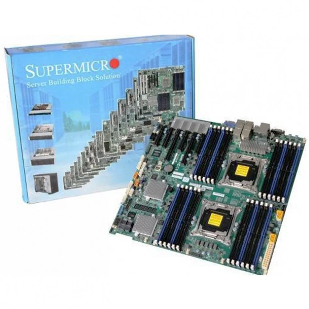 Материнская плата SuperMicro MBD-X10DRC-T4+-O, RTL Enhanced Extended ATX LGA 2011 24x 288-pin DDR4 DIMM slots 8x SAS3 5x USB 3.0 4x USB 2.0 ports 1x VGA Connector