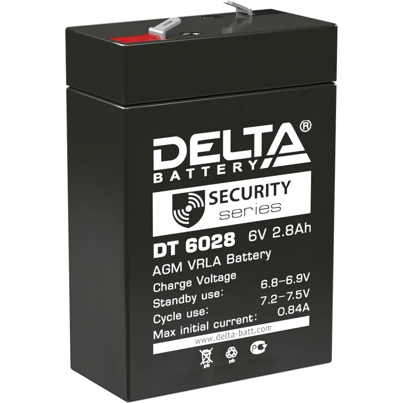 Delta DT 6028 (6V / 2.8Ah)