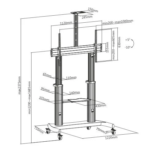 Стойка IPmatika TTL07-610TW 3