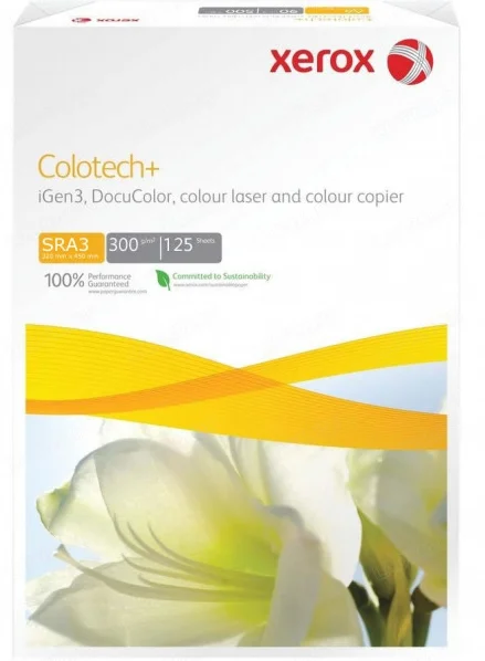 Бумага Бумага XEROX Colotech Plus 170CIE, 300г, SR A3, 125 листов (кратно 5 шт) (См. 003R97554)