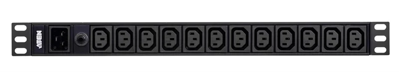 Панель рспределения питания ATEN Rack PDU, Basic, 1U, 16A, 230V, Overcurrent Protection, Output: (12) C13, Input: IEC С20 , Power cord 3,0 m