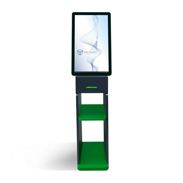 Интерактивный киоск Интерактивный терминал Nextouch NextStand 24PQ (напольный): 23,6", FHD(1920х1080), PCAP, 10 касаний, 250 кд/м,  Intel Core i3, DDR4 8Gb, 128 Gb, Динамики: 2х5 Вт, Wi-Fi, USB 2.0, LAN, ОС: Windows IoT