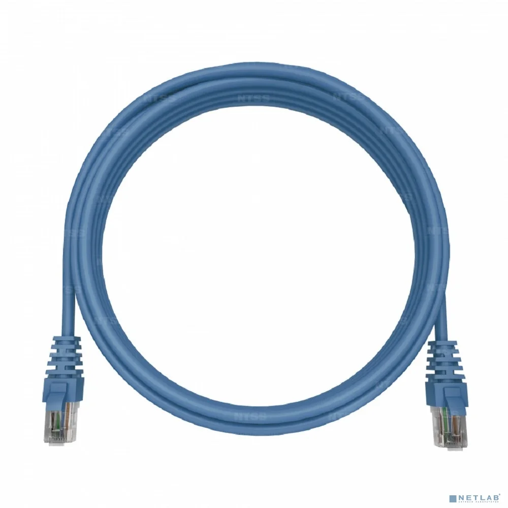 NTSS Патч-корд NTSS PREMIUM 2xRJ45/8P8C, T568B UTP CAT5e LSZH 1 метр, синий NTSS-PC-PM-UTP-RJ45-5e-1.0-LSZH-BU