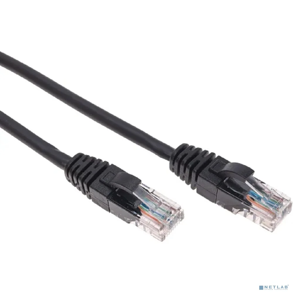 Rexant (02-0102-2) Патч-корд U/UTP, CAT 5e, RJ45-RJ45, 26AWG, LSZH, черный, 2м