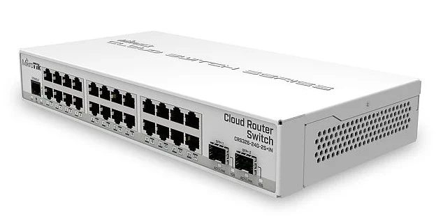 MikroTik CRS326-24G-2S+IN Коммутатор,24Gigabit Ethernet, 2 SFP+ настольное исполнение