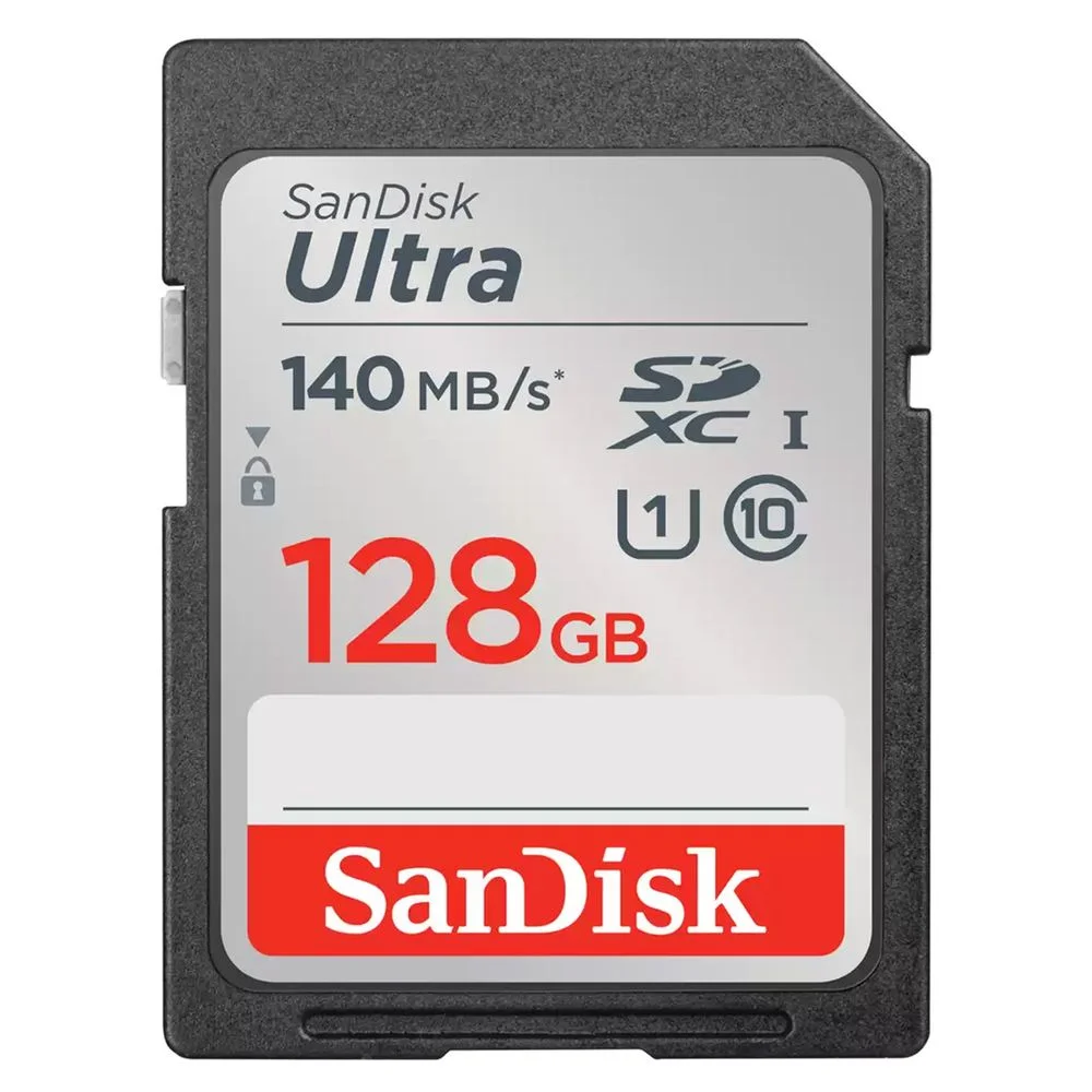 SecureDigital 128GB SanDisk SDXC Class 10 UHS-I U1 Ultra R 140MB/s <SDSDUNB-128G-GN6IN>