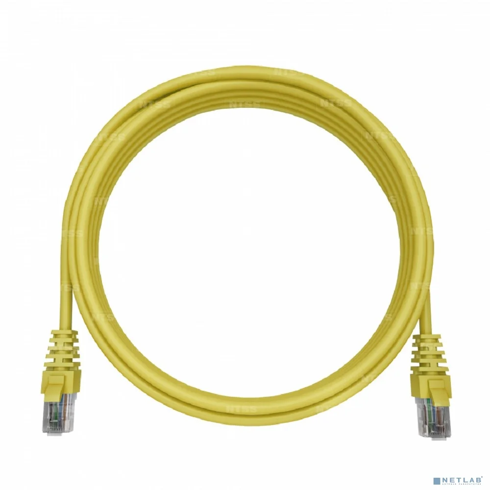 NTSS Патч-корд NTSS RJ45/8P8C, T568B UTP 6 кат. литой, 0.15 метров, LSZH, желтый NTSS-PC-UTP-RJ45-6-0.15-LSZH-YL