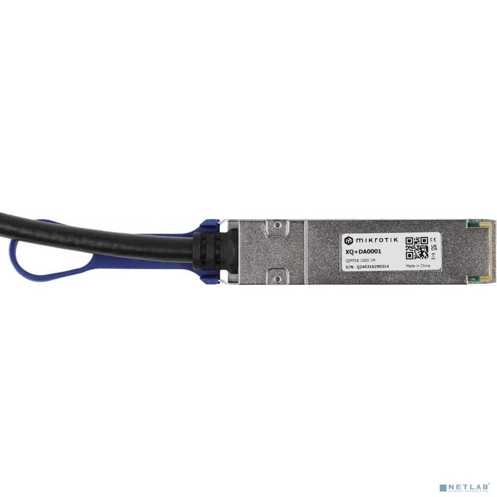 Кабель интерфейсный Mikrotik 100 Gbps QSFP28 direct attach cable, 1m long