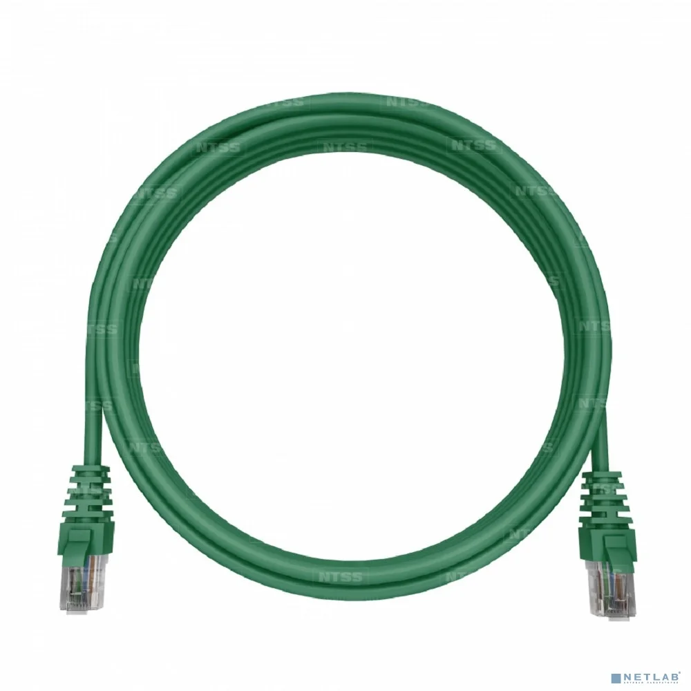 NTSS Патч-корд NTSS PREMIUM 2xRJ45/8P8C, T568B UTP CAT5e LSZH 5 метров, зеленый NTSS-PC-PM-UTP-RJ45-5e-5.0-LSZH-GN