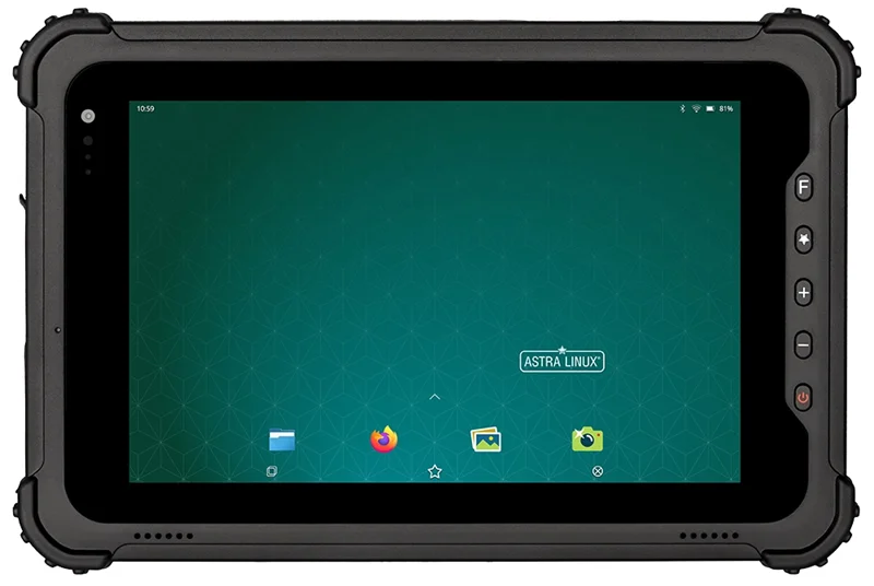 Планшет защищенный (ТСД) MIG T8X, 4gb/64gb, 1200*1920 FHD, 5MP/8MP, 4G LTE, Astra Linux SE v1.7 «Воронеж», Wi-Fi 2.4GHz/5GHz, BT 4.2 BLE, NFC, 2D сканер, блок питания с кабелем