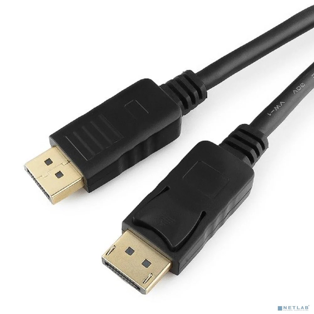 Кабель DisplayPort Cablexpert CC-DP2-5M, v1.2, 5м, 20M/20M, черный, экран, пакет RTL {50}